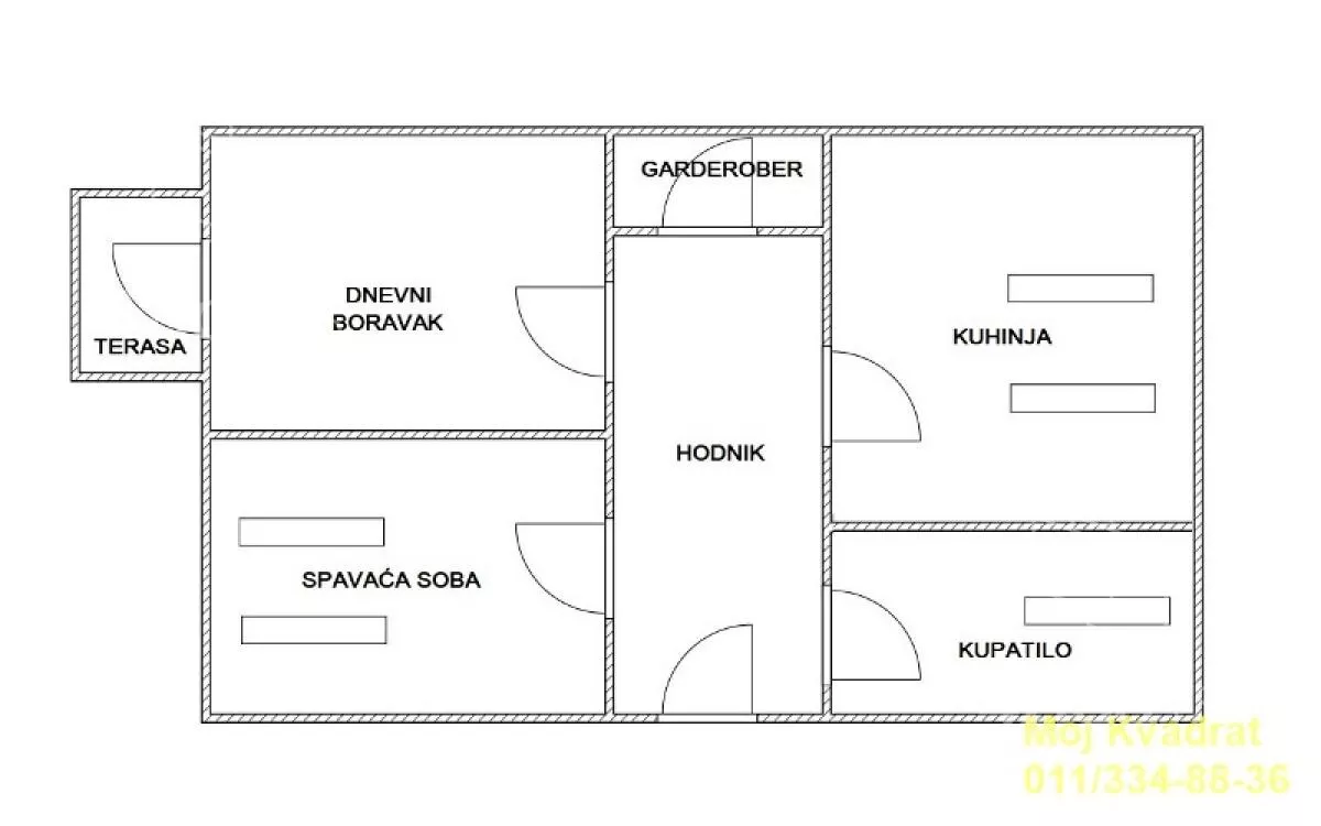 Dvosoban stan | 4zida