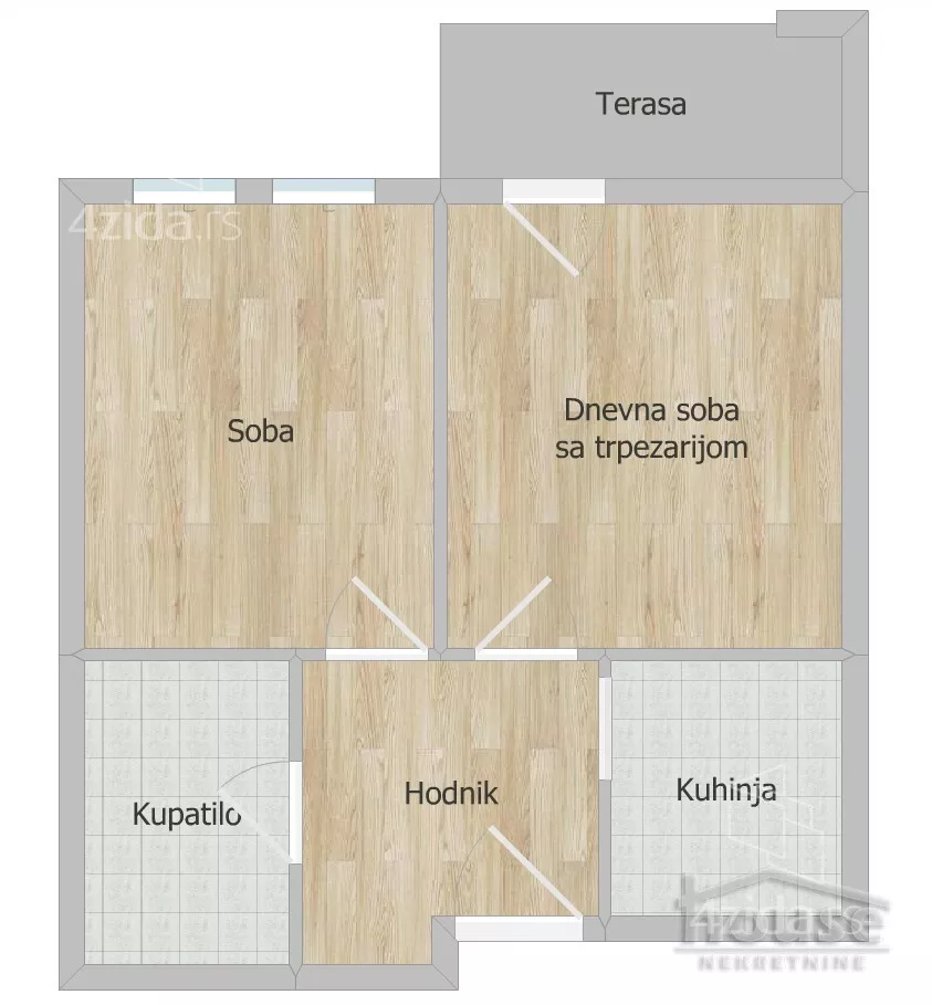 Jednoiposoban stan | 4zida