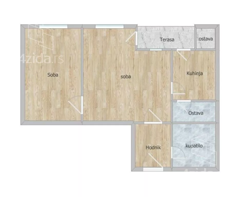 Dvosoban stan | 4zida