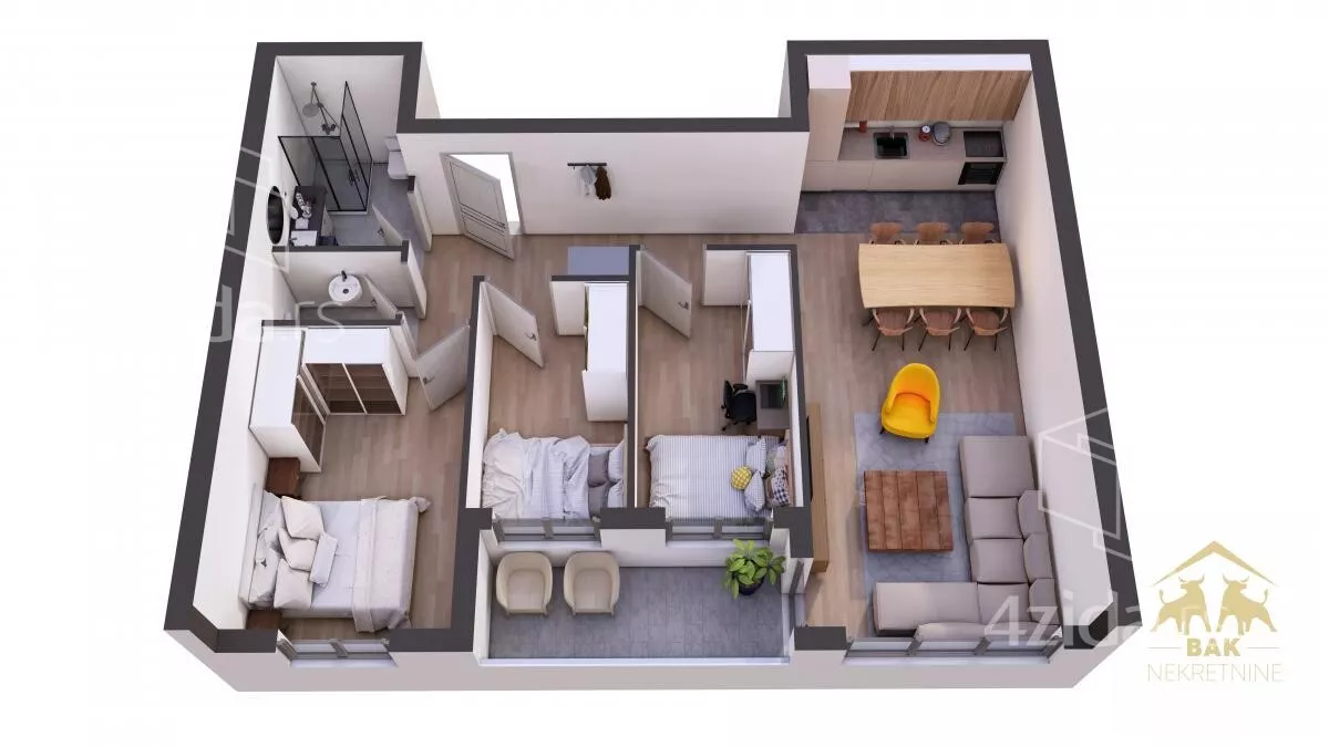 Četvorosoban stan | 4zida