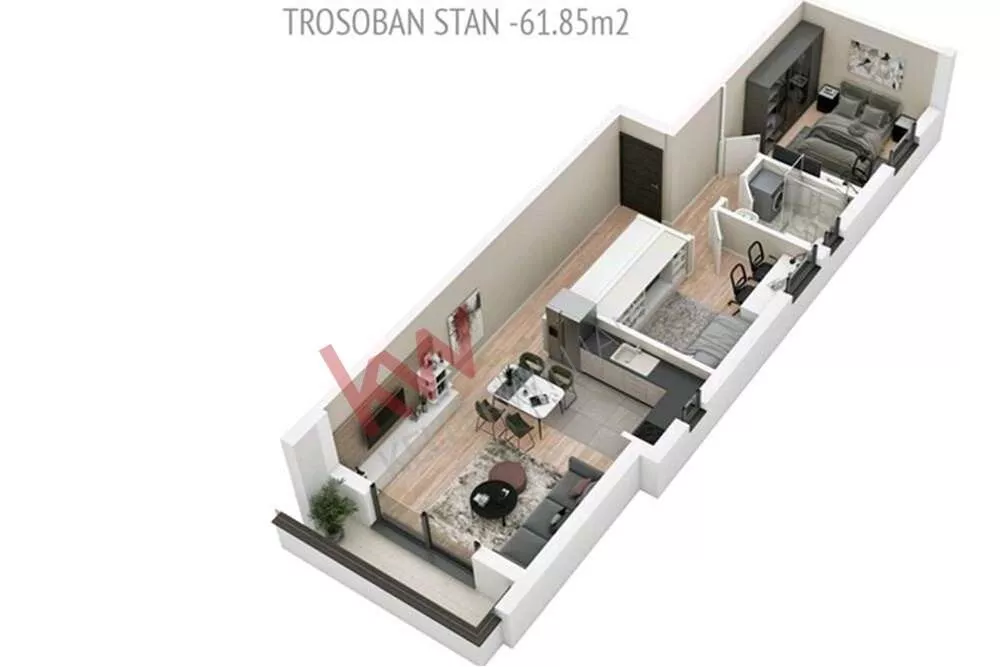 Dvoiposoban stan | 4zida