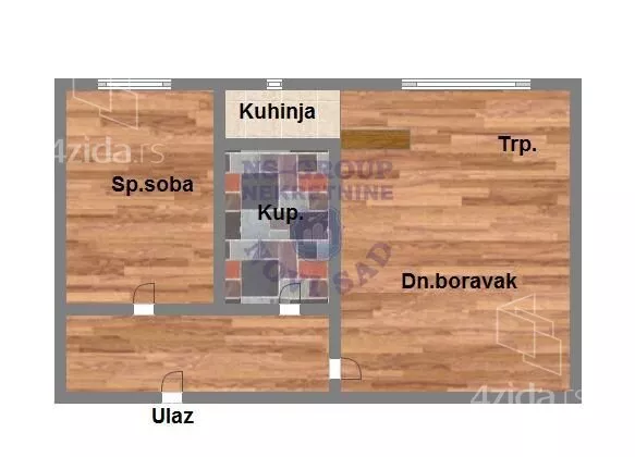 Jednoiposoban stan | 4zida