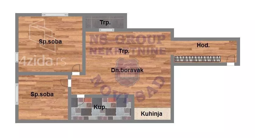 Trosoban stan | 4zida