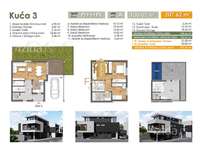 3-etažna kuća | 4zida