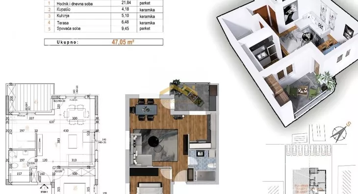 Dvosoban stan | 4zida