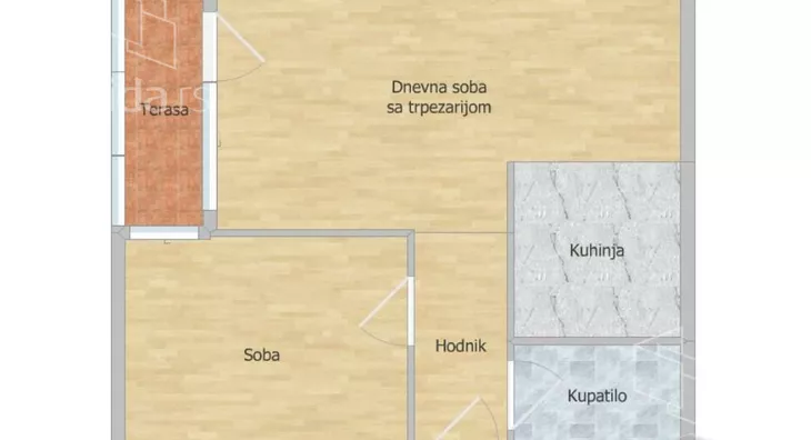 Dvosoban stan | 4zida