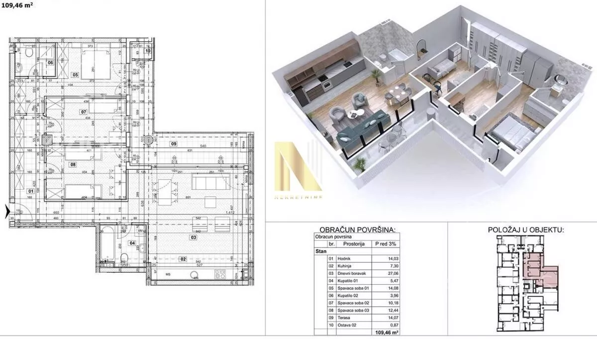 Četvorosoban stan | 4zida