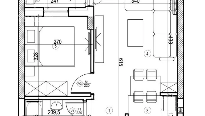Jednoiposoban stan | 4zida