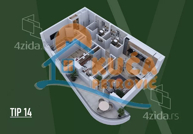 Četvorosoban stan | 4zida