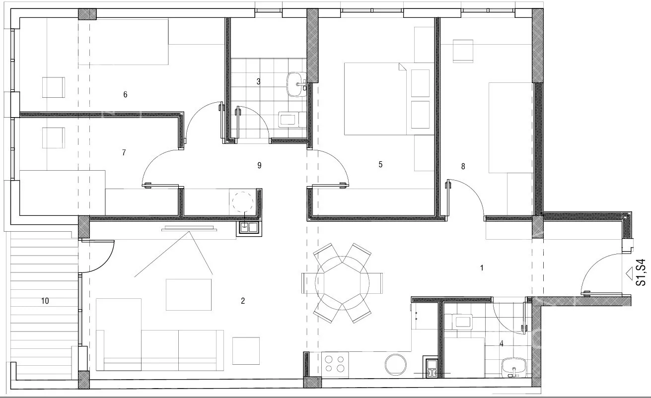 Četvoroiposoban stan | 4zida