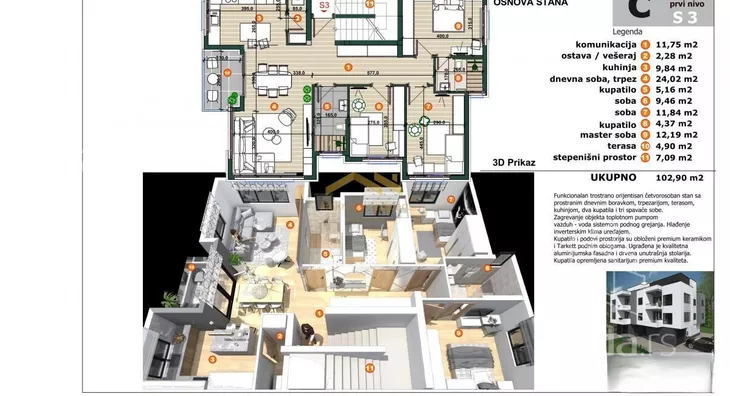 Četvorosoban stan | 4zida