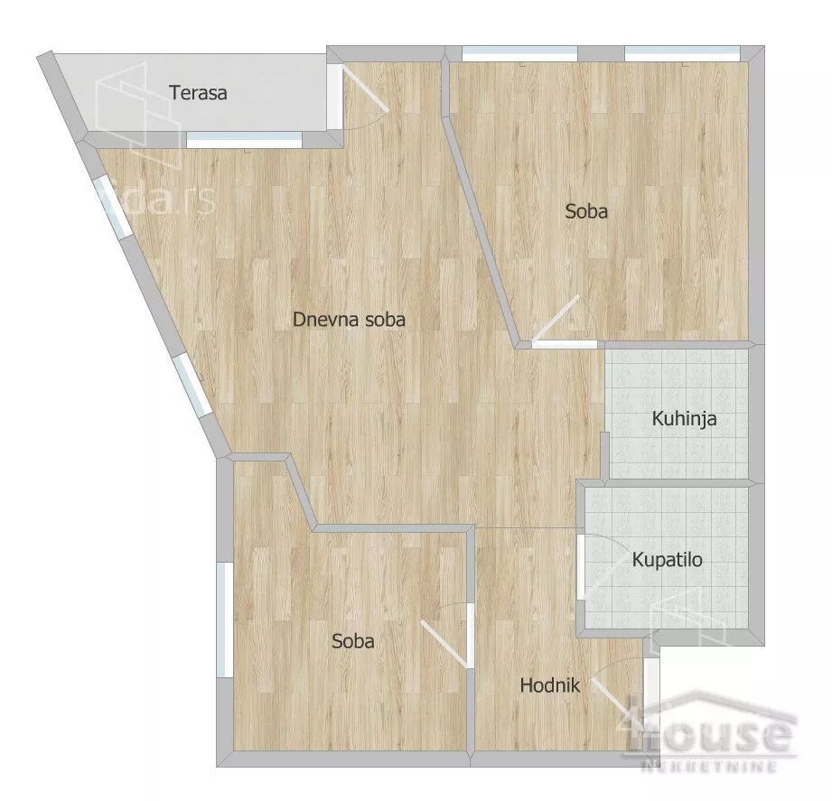 Trosoban stan | 4zida