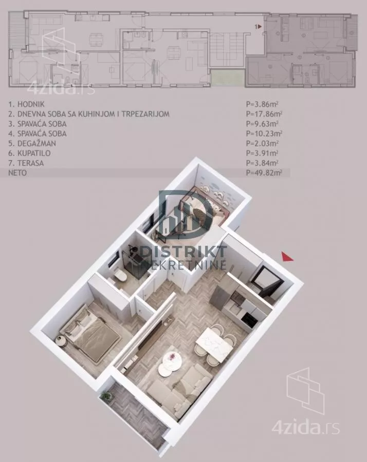 Dvoiposoban stan | 4zida