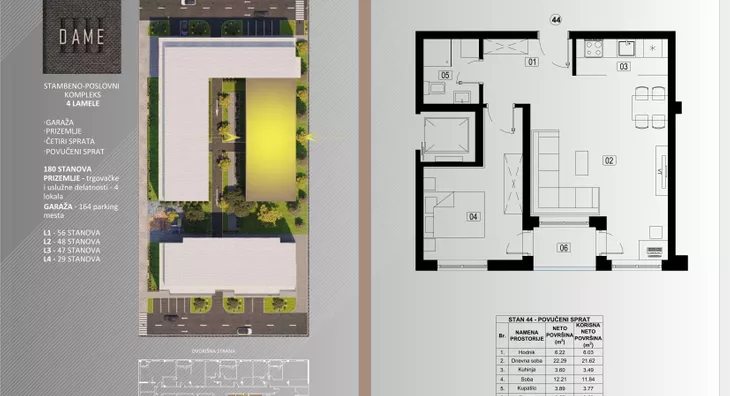 Dvosoban stan | 4zida