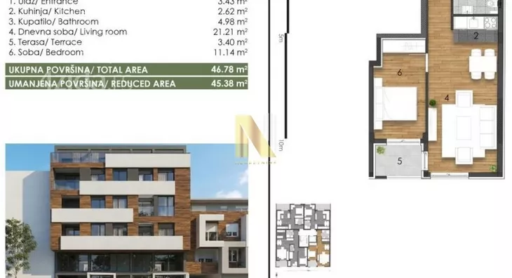 Dvosoban stan | 4zida