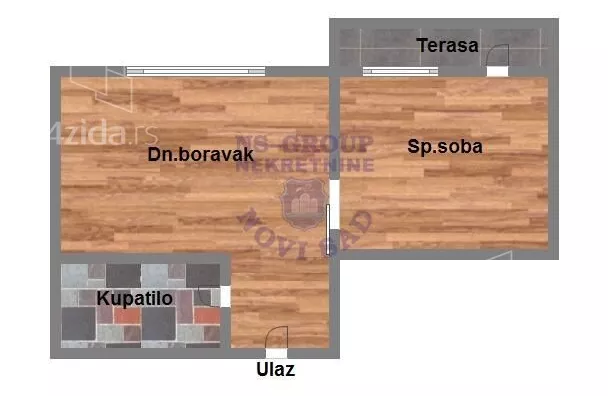 Jednoiposoban stan | 4zida