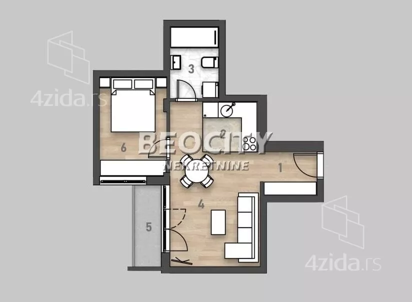 Dvosoban stan | 4zida