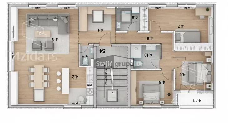 Troiposoban stan | 4zida