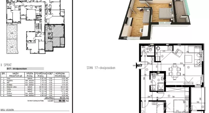 Dvoiposoban stan | 4zida