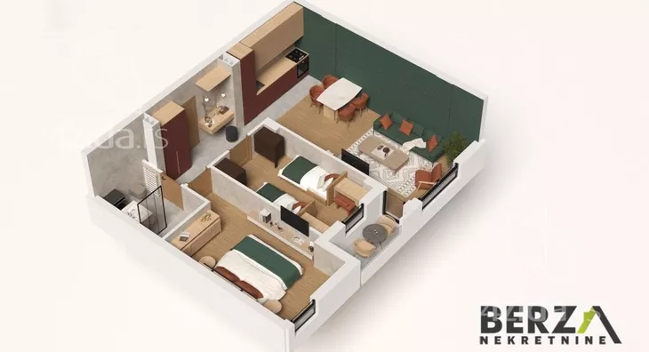 Trosoban stan | 4zida