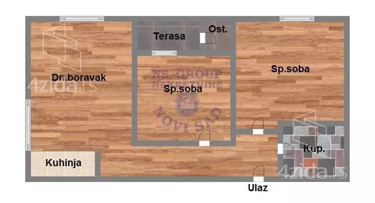 Dvoiposoban stan | 4zida