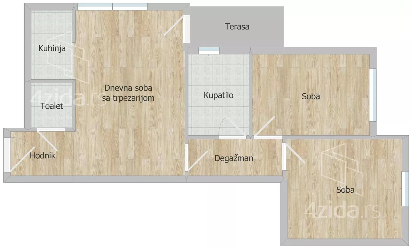 Trosoban stan | 4zida