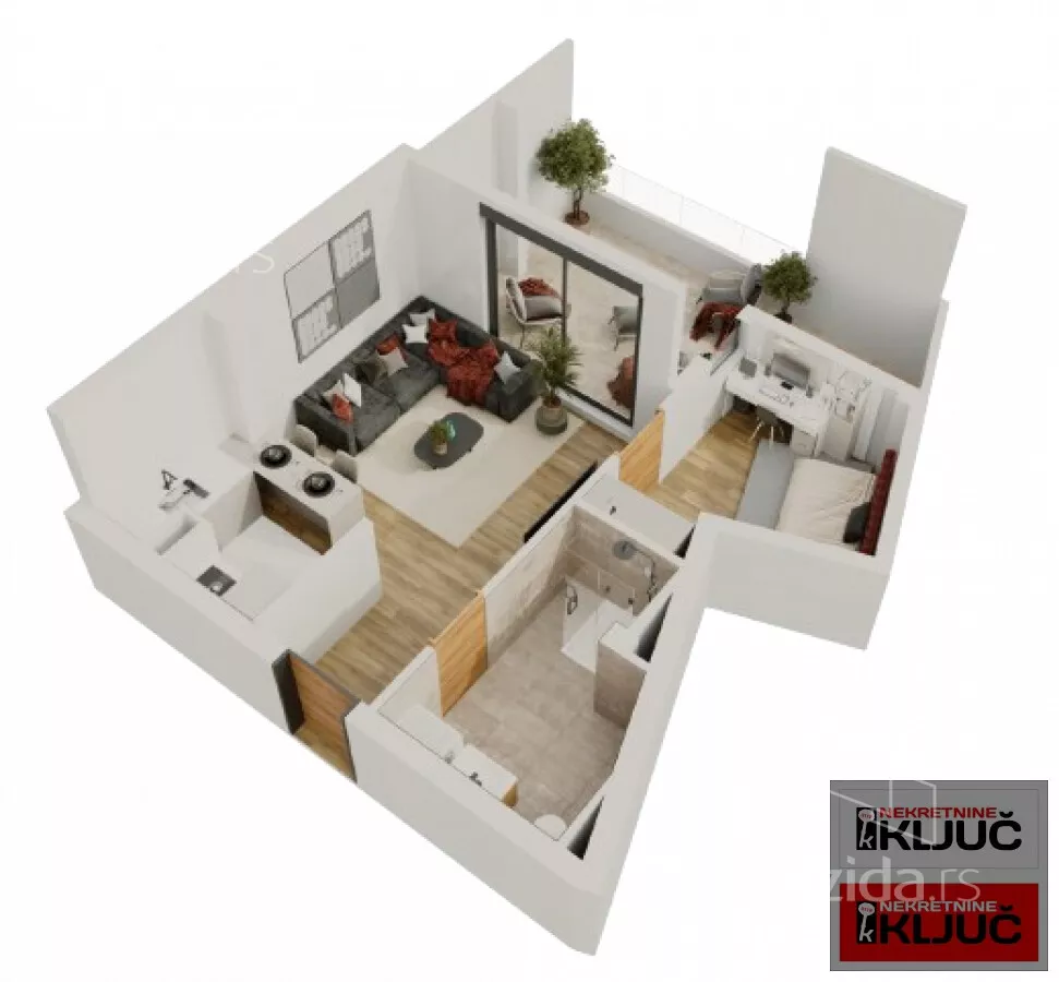 Dvosoban stan | 4zida