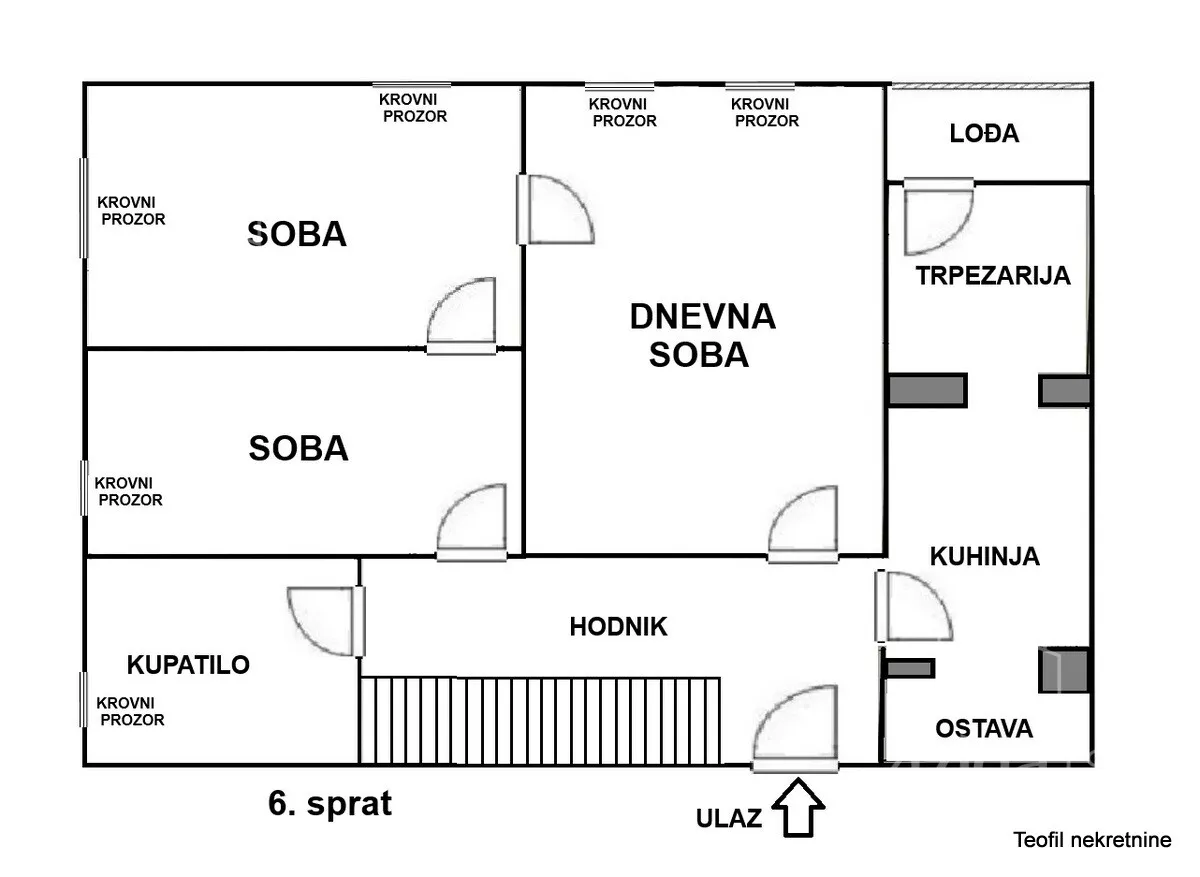 Troiposoban stan | 4zida