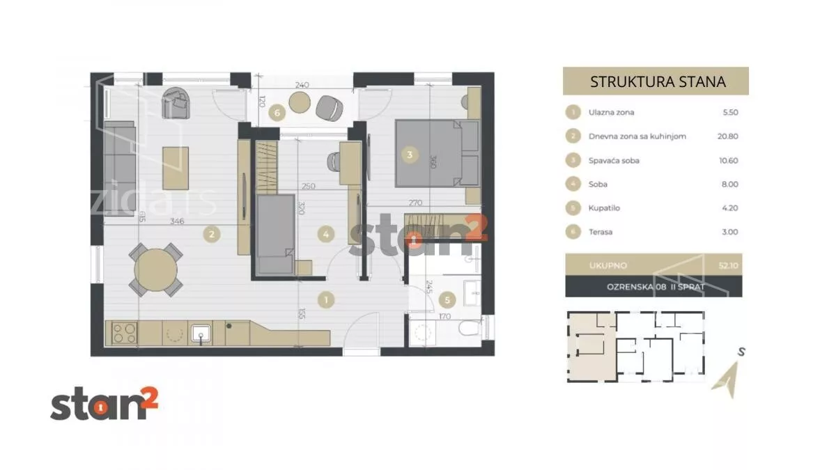 Dvoiposoban stan | 4zida