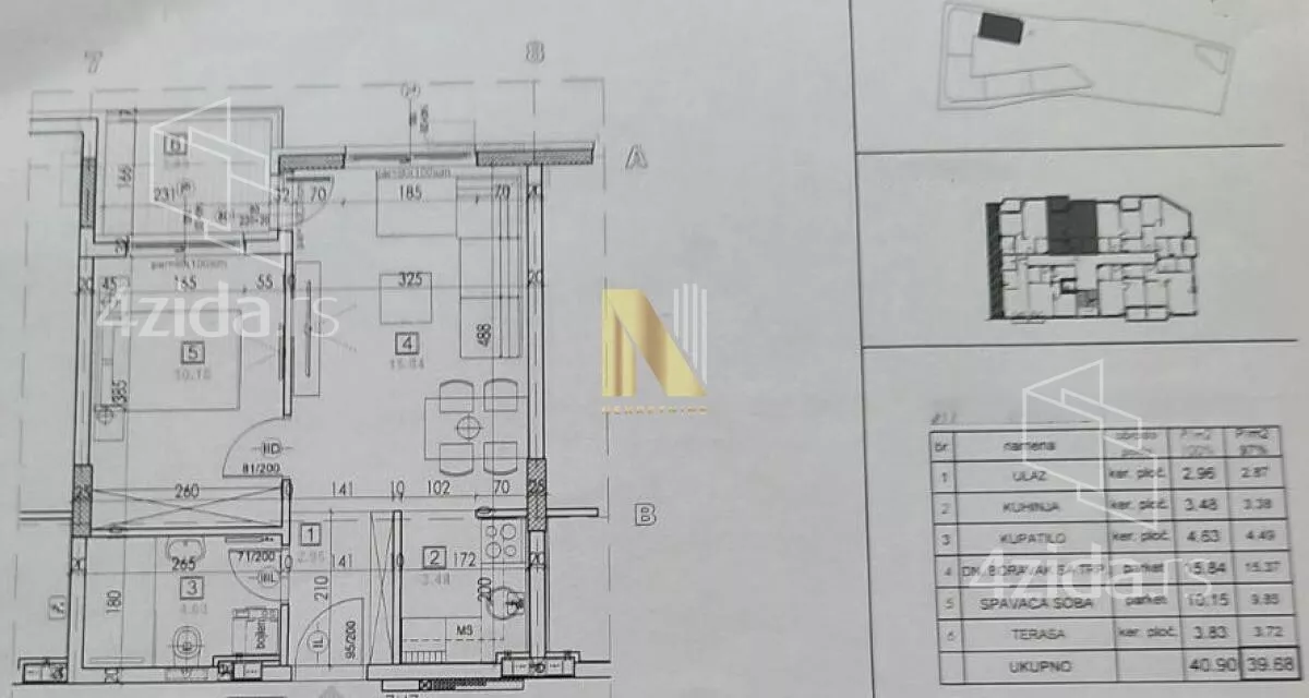 Dvosoban stan | 4zida