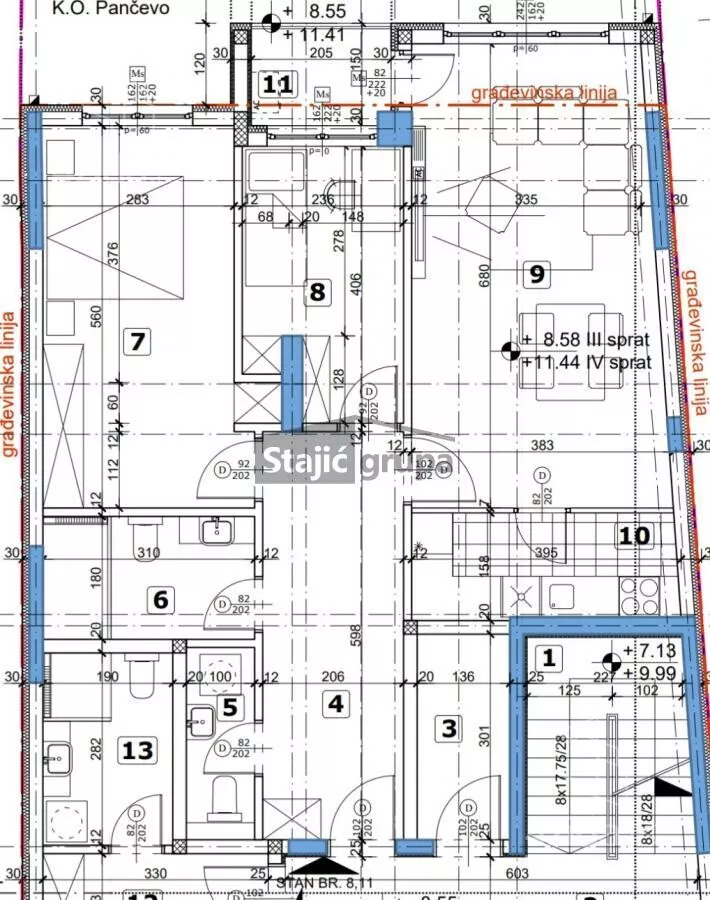 Dvoiposoban stan | 4zida