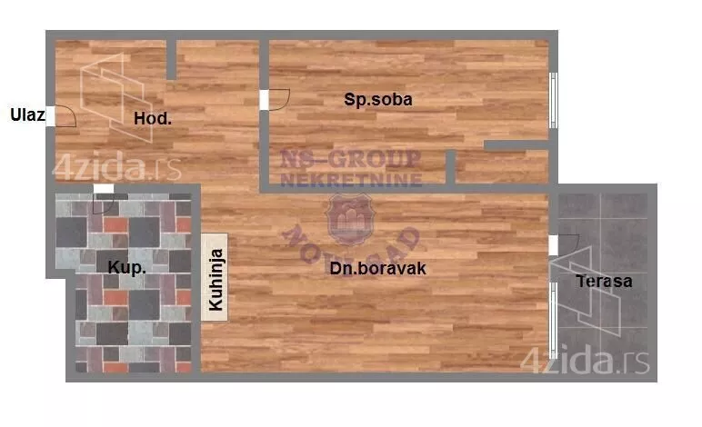 Jednoiposoban stan | 4zida