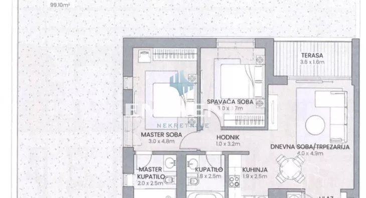 Trosoban stan | 4zida