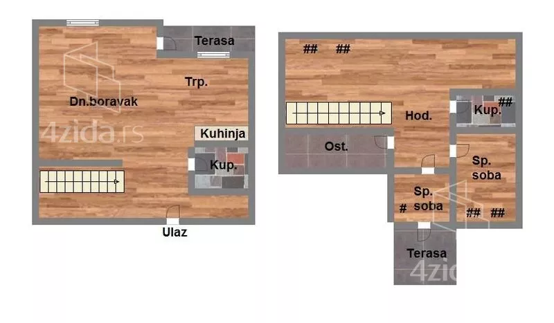 Trosoban stan | 4zida