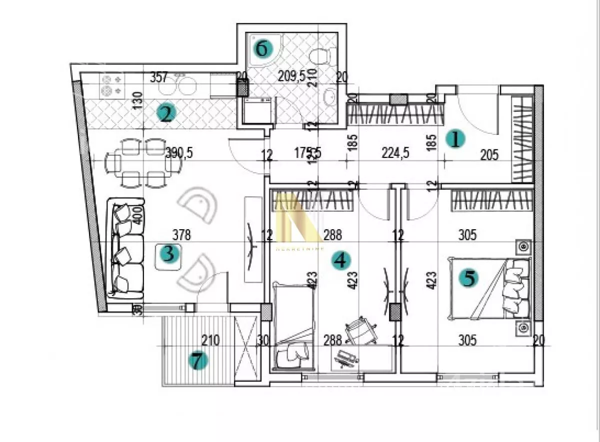 Trosoban stan | 4zida