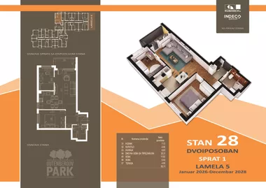 Ugao Partizanskih baza i Gutenbergove | 4zida.rs