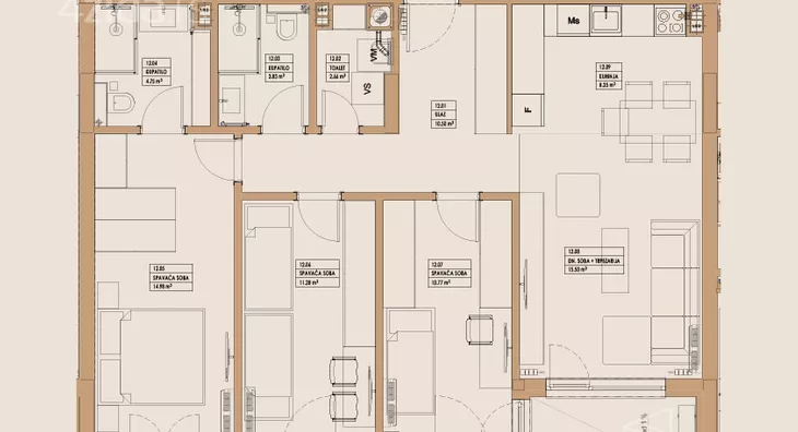 Četvorosoban stan | 4zida