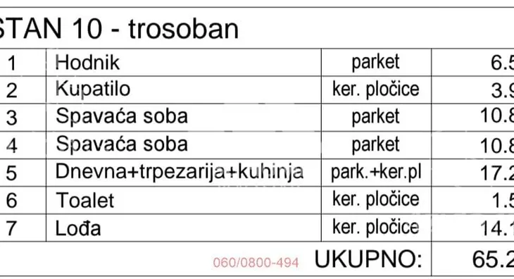 Trosoban stan | 4zida