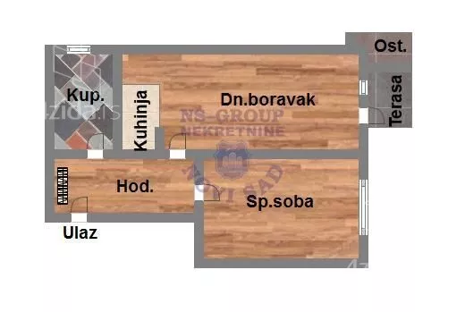Dvosoban stan | 4zida