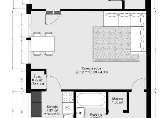 Trosoban stan | 4zida