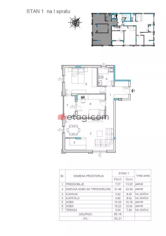 Dvoiposoban stan | 4zida