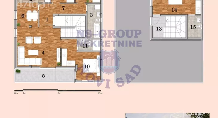 Petosoban stan | 4zida