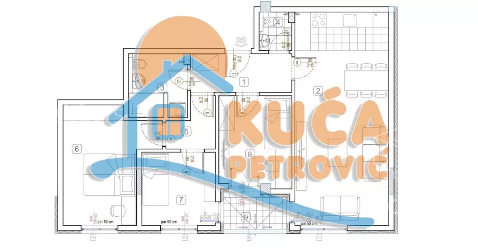Troiposoban stan | 4zida