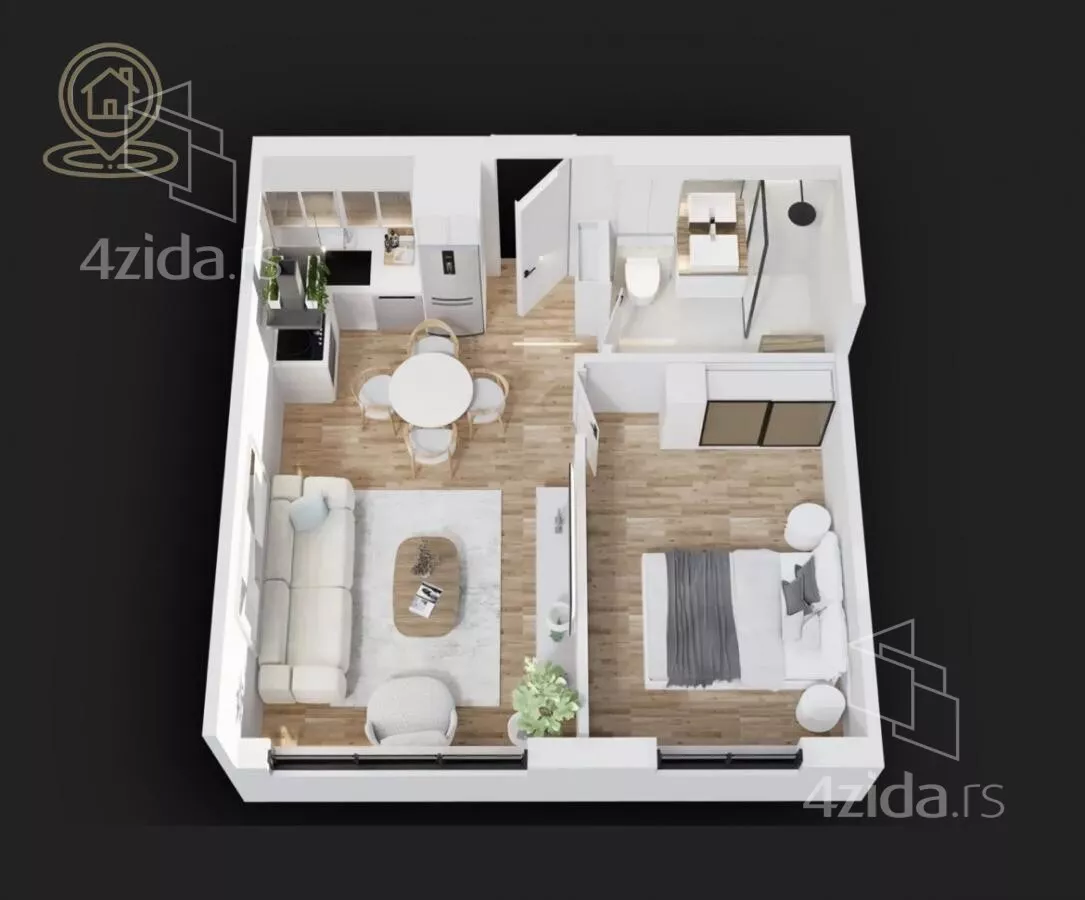 Dvosoban stan | 4zida