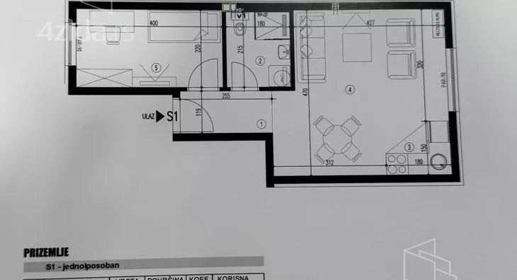 Jednoiposoban stan | 4zida