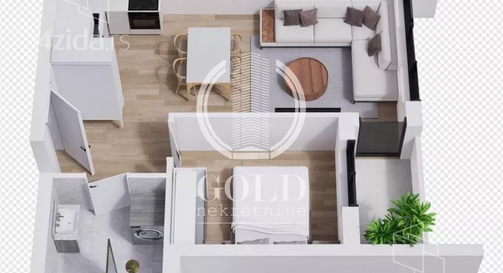 Dvosoban stan | 4zida