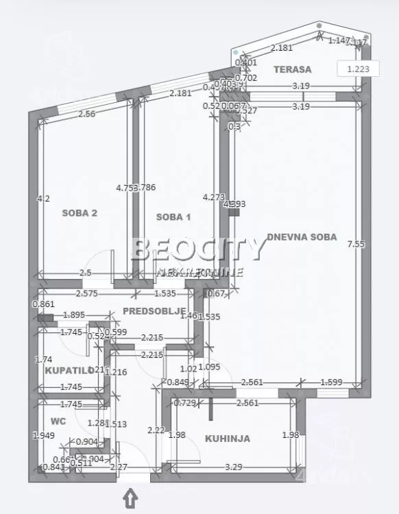 Trosoban stan | 4zida