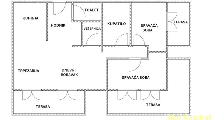 Trosoban stan | 4zida