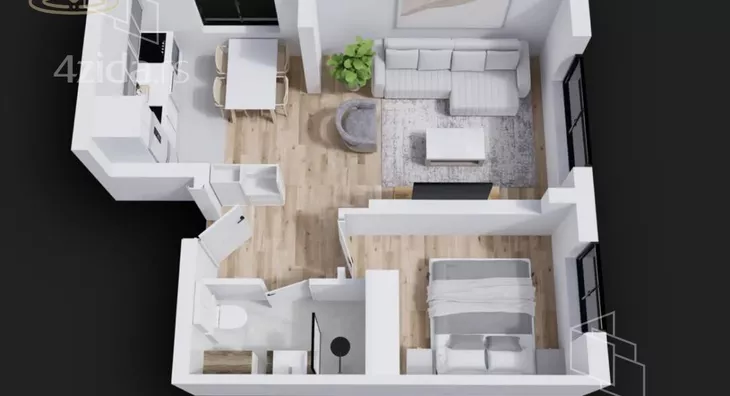 Dvosoban stan | 4zida