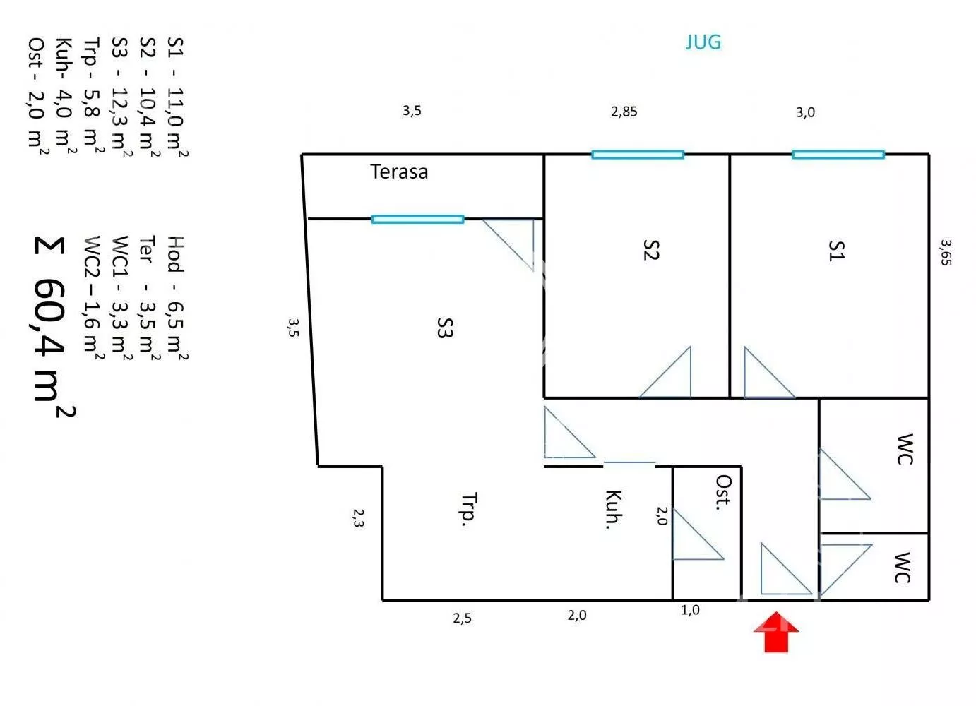 Trosoban stan | 4zida